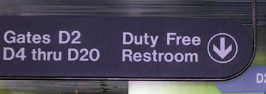 [Duty Free/Restroom]